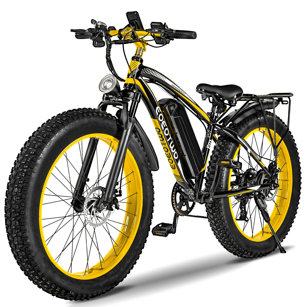 EOEOTWO 1000W Fat Tire Electric Bike With 48V Battery