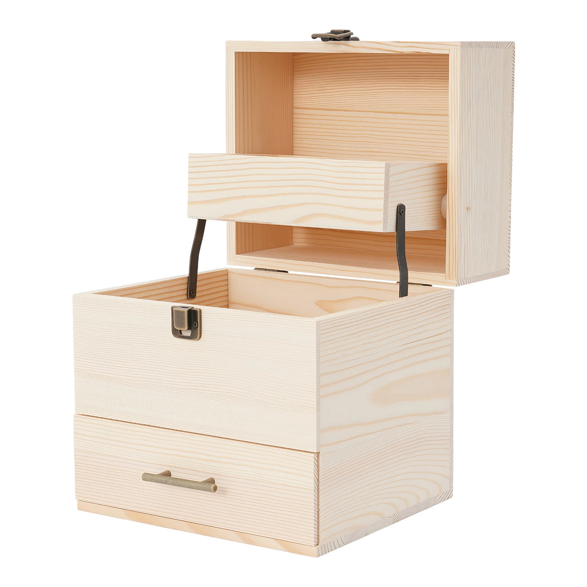 Wooden Essential Oil Storage Box Organizer For Nail Polish Cosmetics