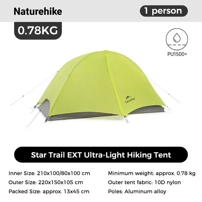 Naturehike Star Trail EXT Two Person Ultralight Hiking Tent