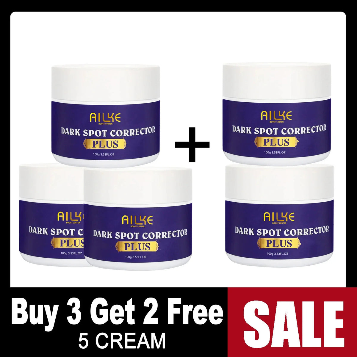 AILKE Skin Lightening Cream Dark Spot Corrector For Uneven Skin Tone