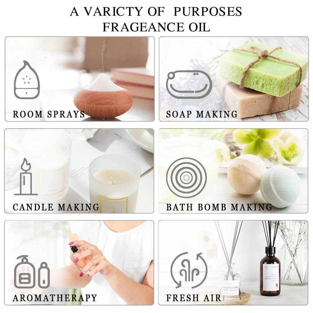 Mayjam Pure Essential Oils Set For Home Aromatherapy Diffusers