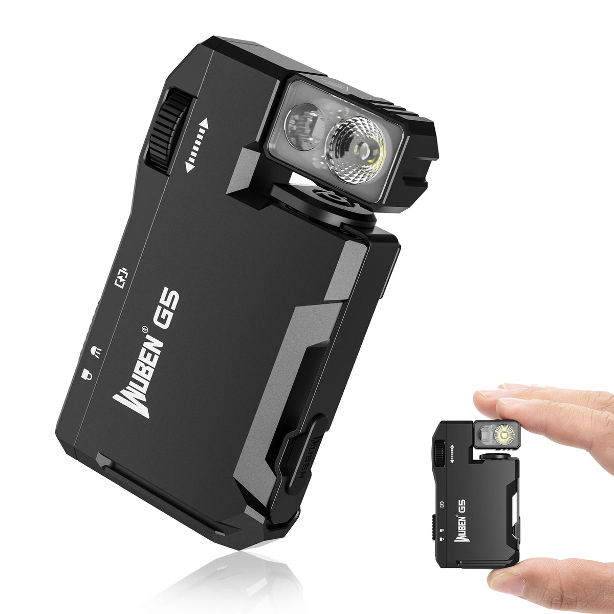 Wuben Magnetic LED Flashlight 400 Lumen USB C Rechargeable