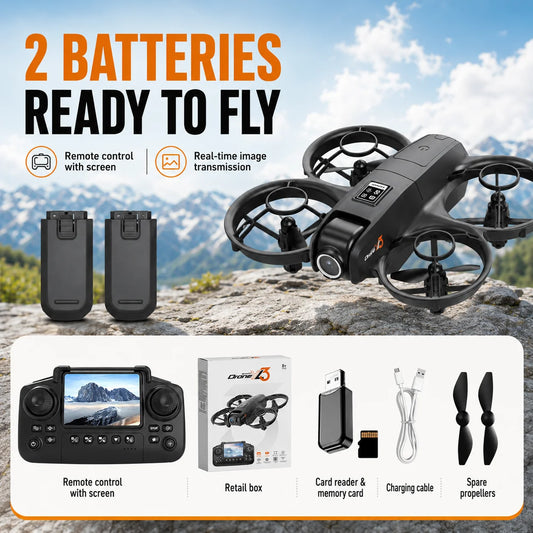 ZNLYRION Mini Protective Drone With Dual Camera And Optical Flow