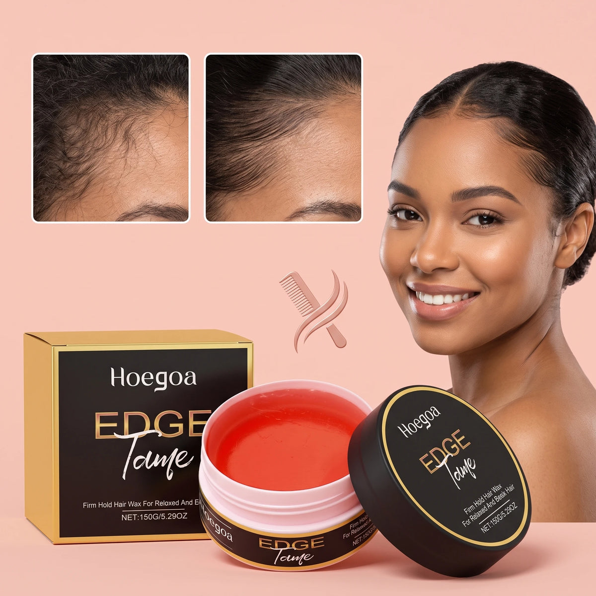 Hoegoa Anti Frizz Hair Styling Cream With Lasting Hold