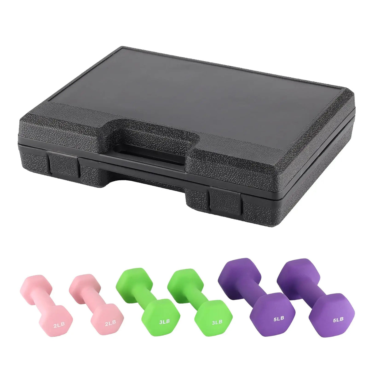 Neoprene Dumbbell Set For Home Gym Strength Training Free Weights