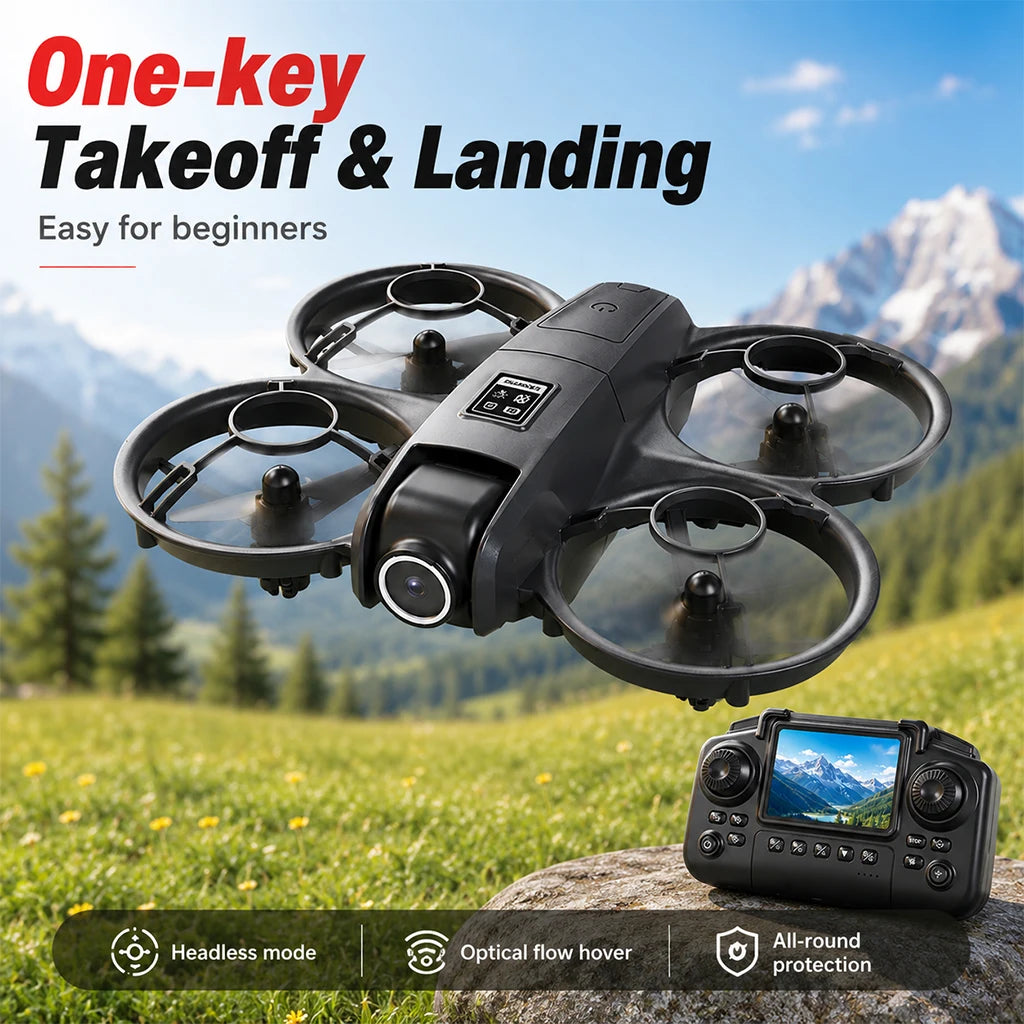 ZNLYRION Mini Protective Drone With Dual Camera And Optical Flow