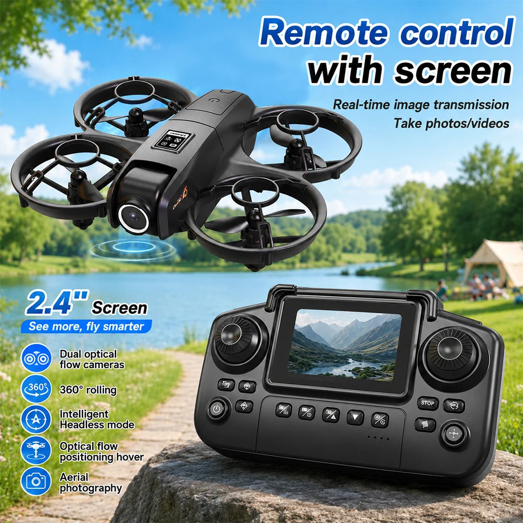 ZNLYRION Mini Protective Drone With Dual Camera And Optical Flow