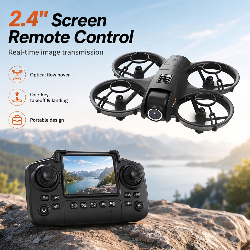 ZNLYRION Mini Protective Drone With Dual Camera And Optical Flow