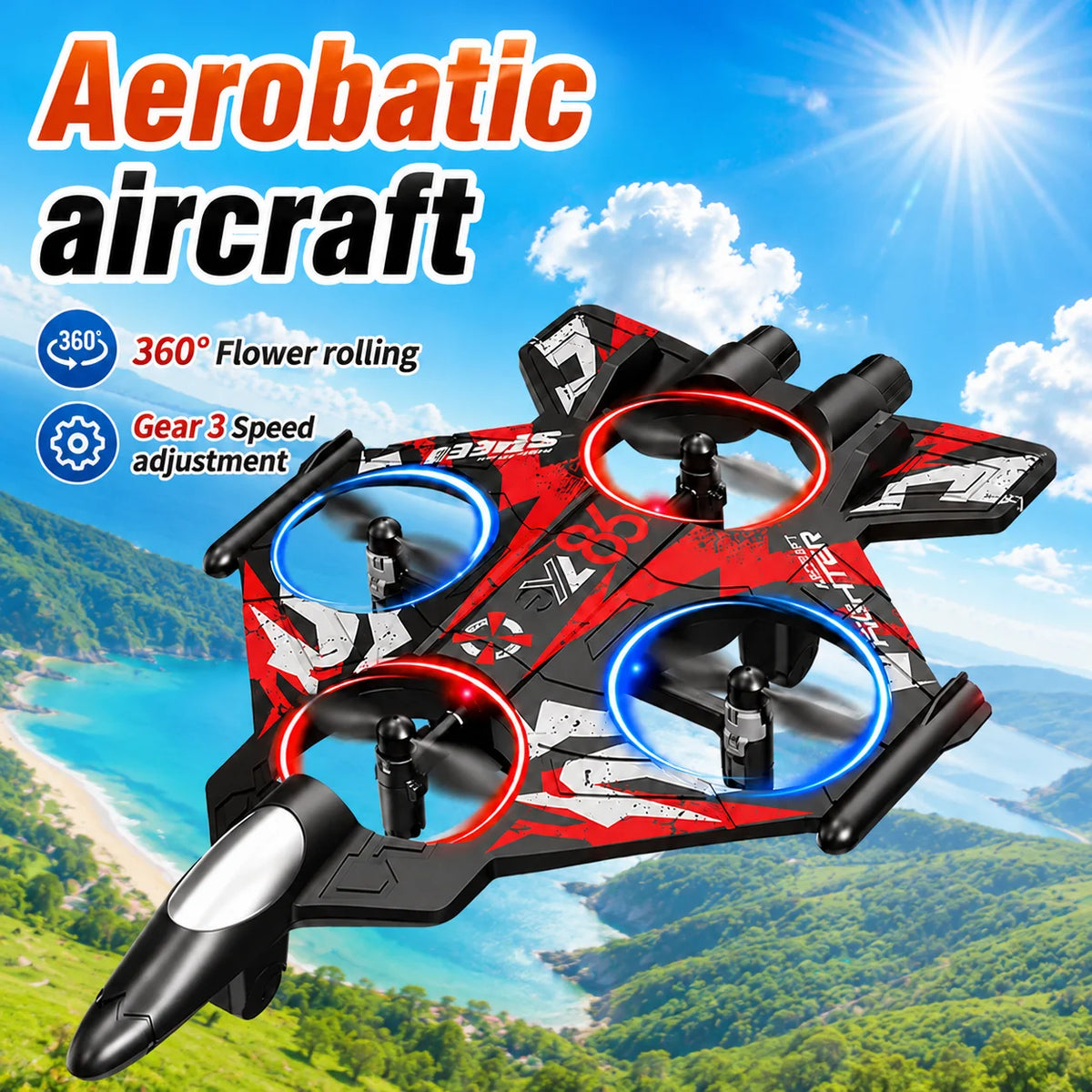 Znlyrion YL86 RC Drone With 480P Camera And Screen Remote