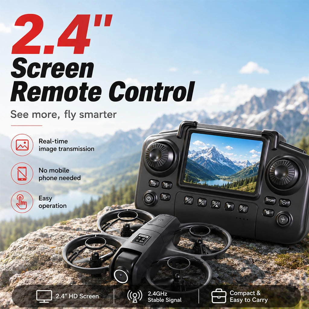 ZNLYRION Mini Protective Drone With Dual Camera And Optical Flow