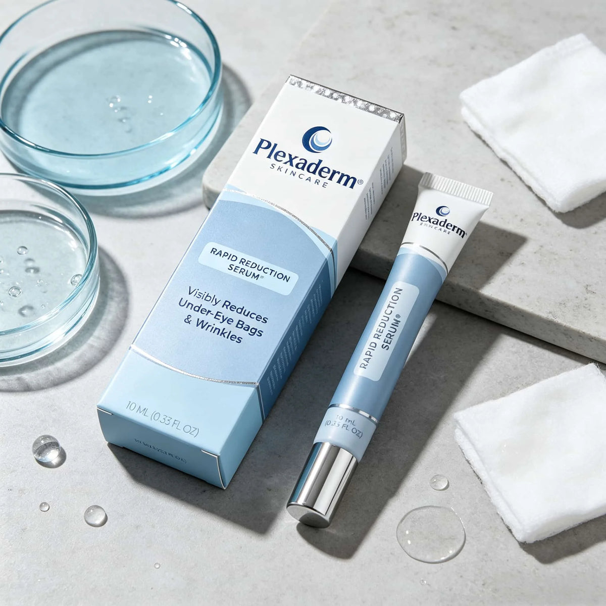 Plexaderm Rapid Reduction Eye Serum Reduces Under Eye Bags Puffiness
