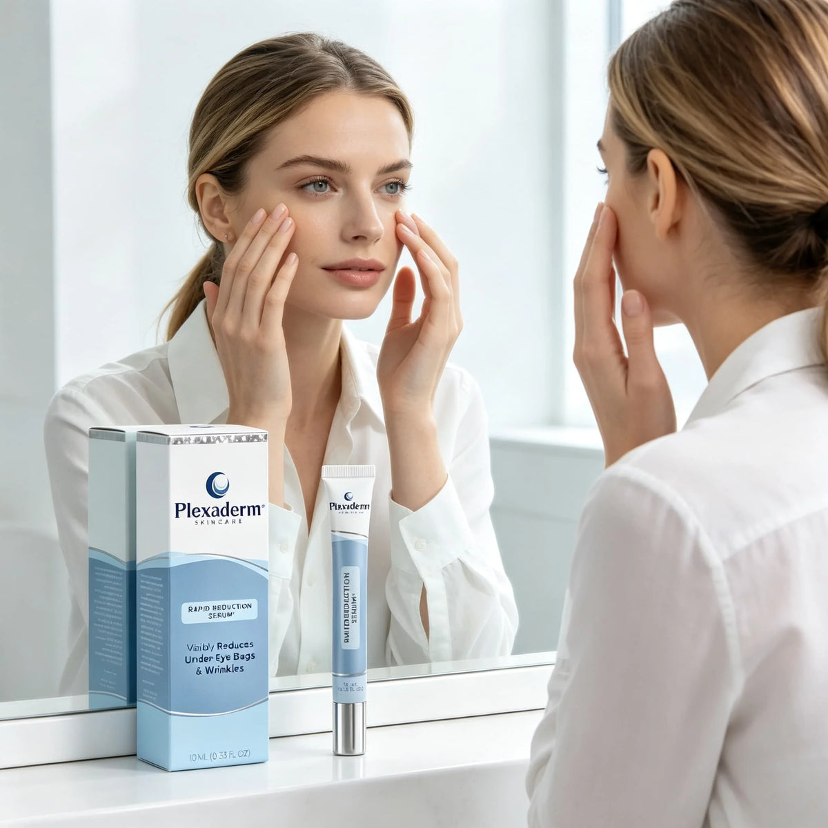 Plexaderm Rapid Reduction Eye Serum Reduces Under Eye Bags Puffiness