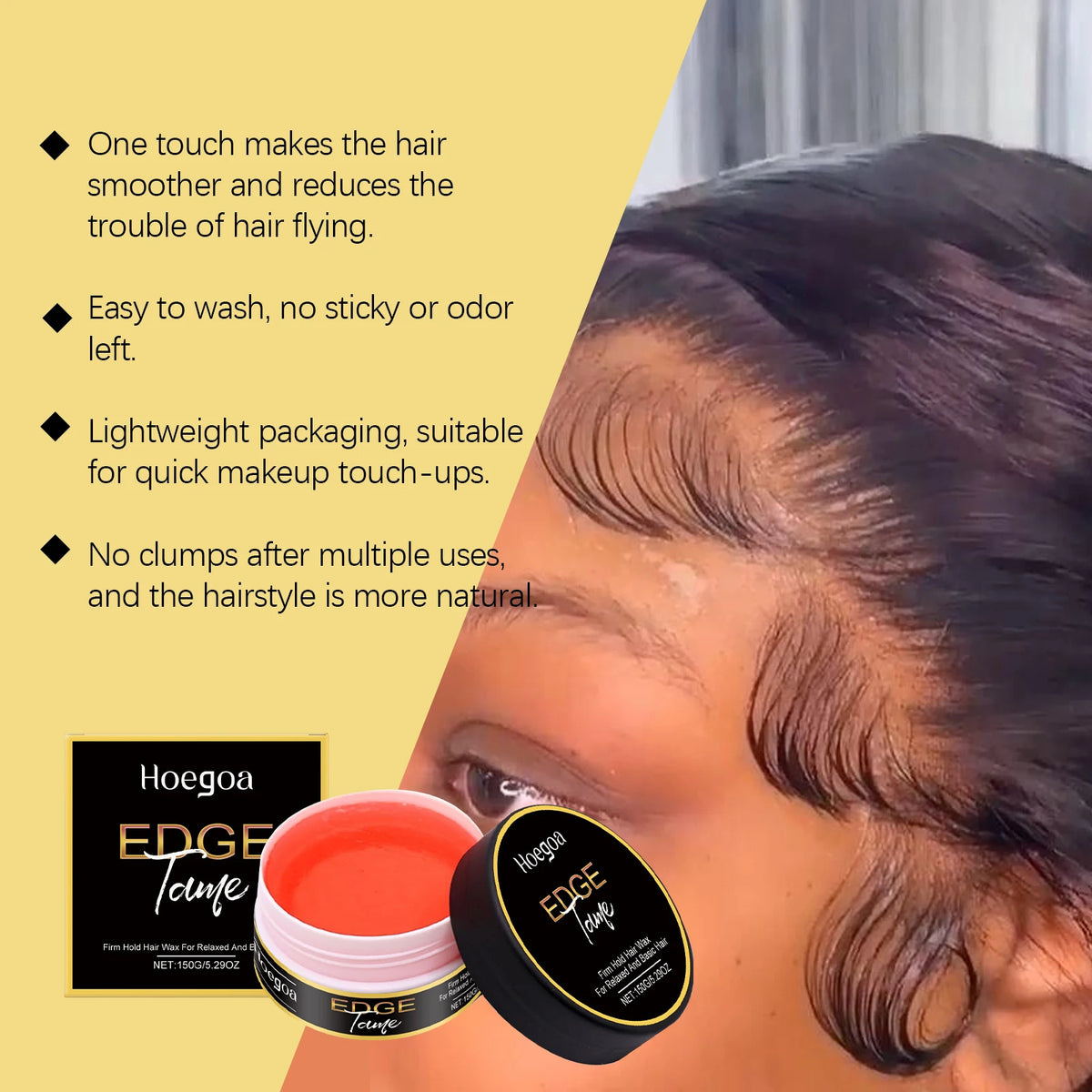 Hoegoa Anti Frizz Hair Styling Cream With Lasting Hold