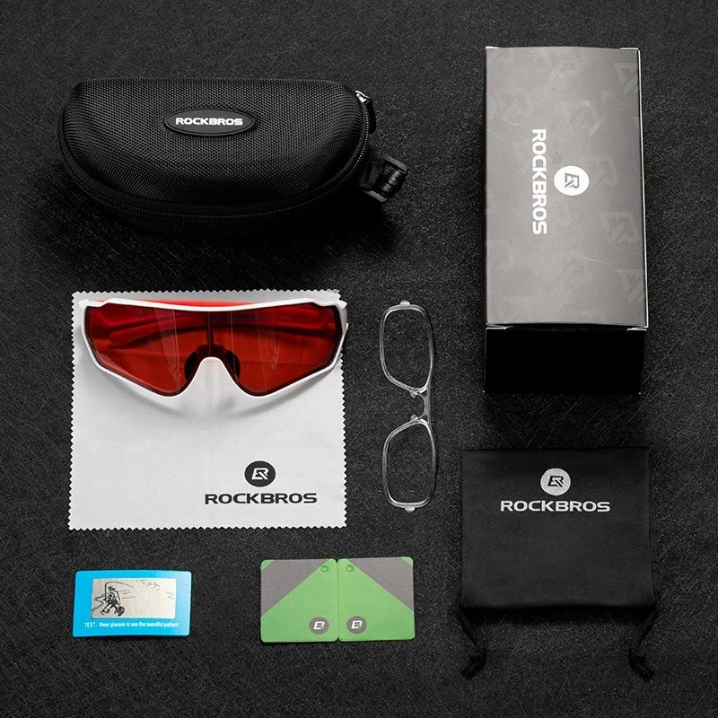 Rockbros Polarized Cycling Sunglasses UV400 Outdoor Sport Eye Protection
