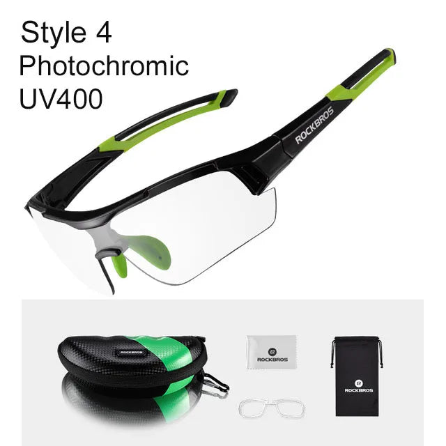 ROCKBROS Photochromic Cycling Sunglasses With UV400 Lens Protection