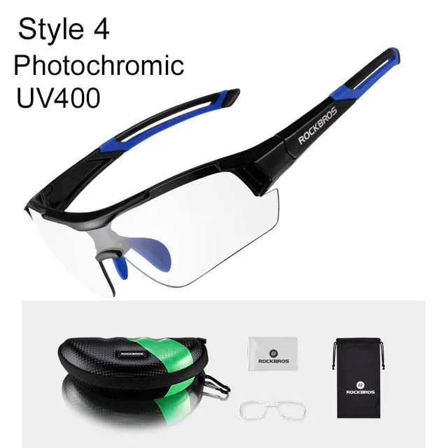 ROCKBROS Photochromic Cycling Sunglasses With UV400 Lens Protection