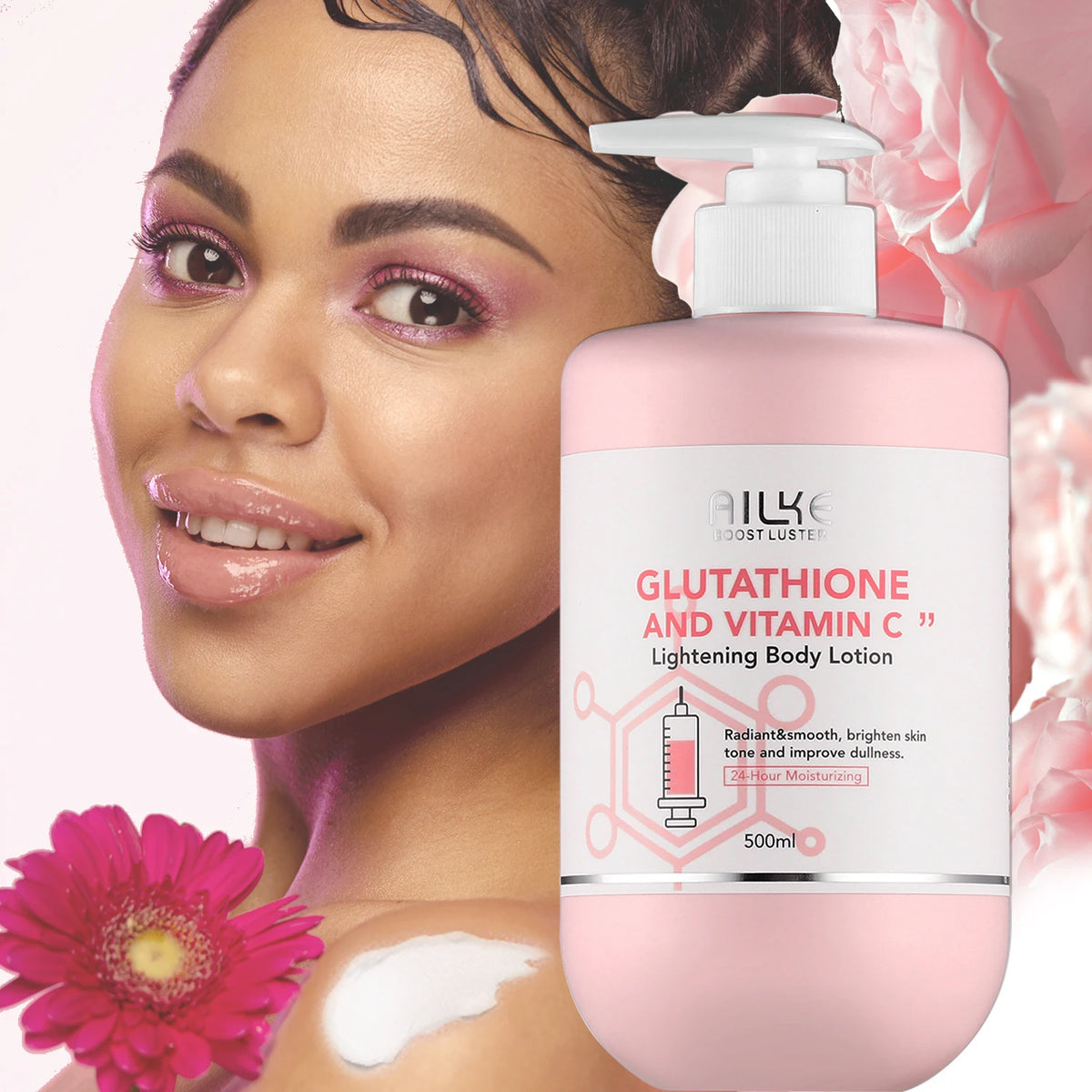 AILKE Premium Vitamin C And Glutathione Brightening Body Lotion