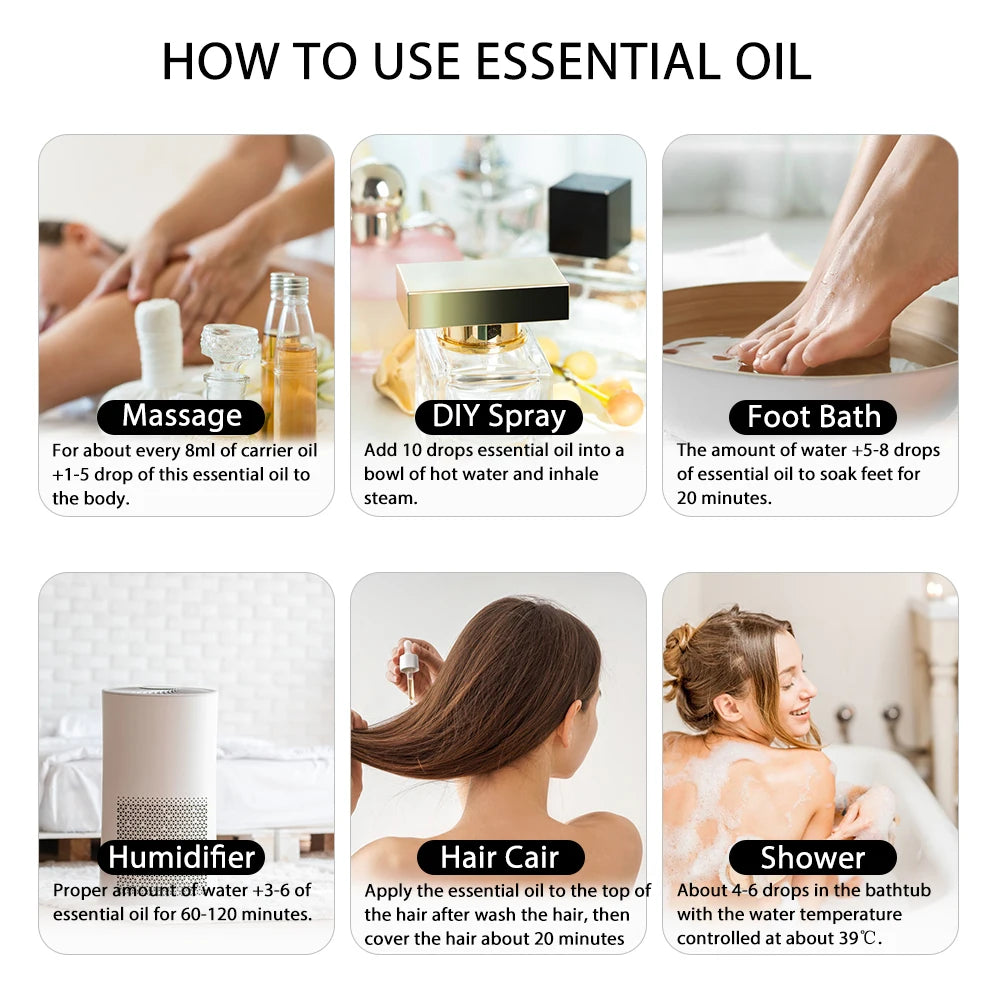 Phatoil Pure Natural Essential Oil For Humidifier And Diffusers