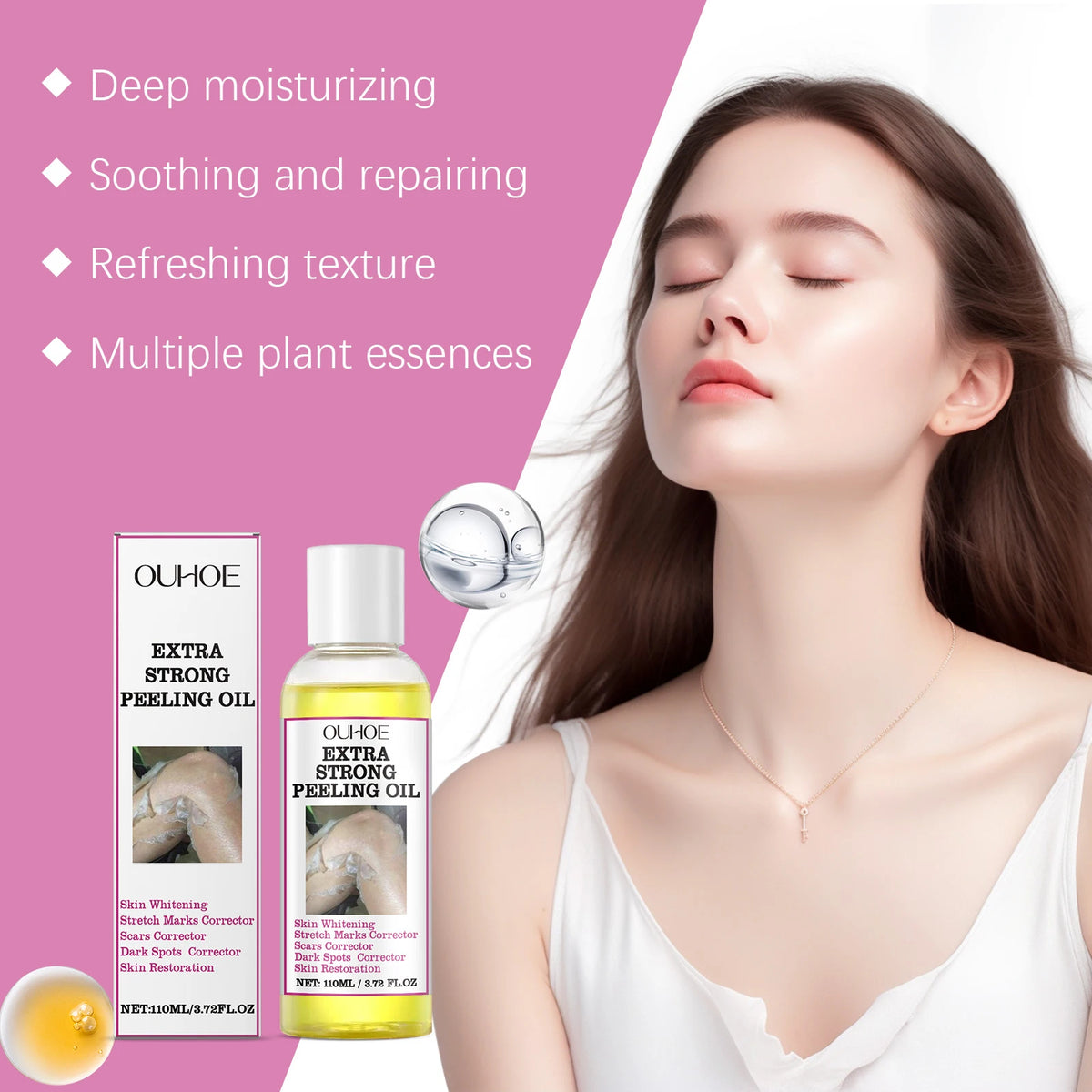 Moisturizing Body Peeling Oil For Soft And Radiant Skin