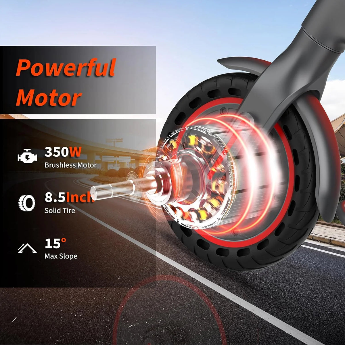 AOVOPRO Smart Control Foldable Electric Scooter For Adults