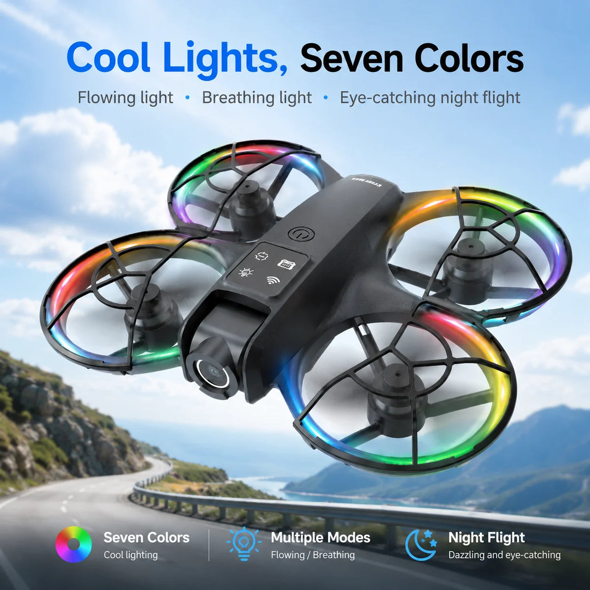 ZNLYRION K200MAX Mini Drone With Adjustable Camera And Brushless Motor