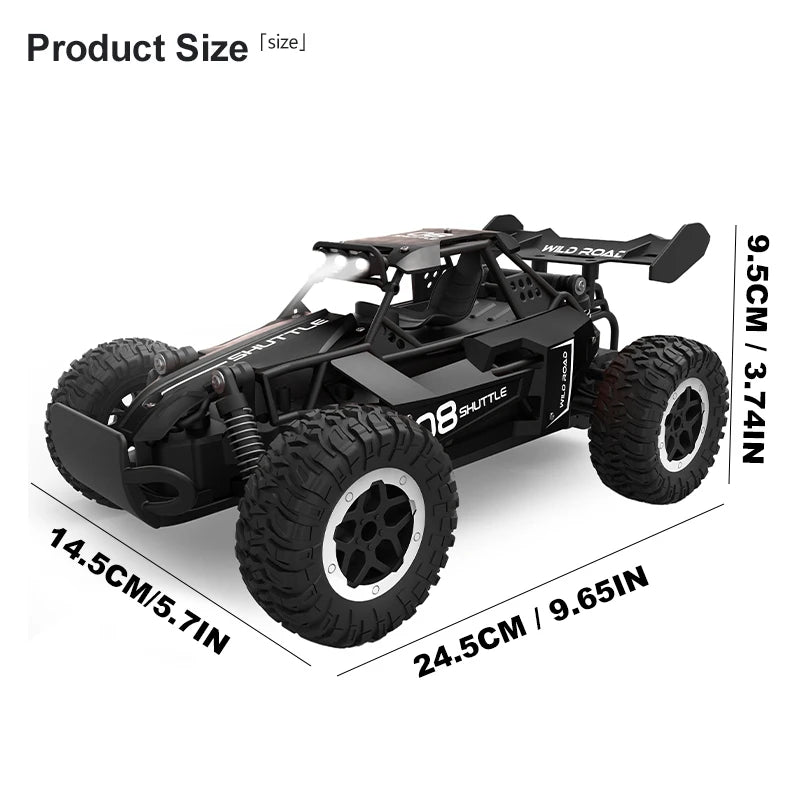 Znlyrion Off Road RC Buggy With LED Lights Shock Absorbers