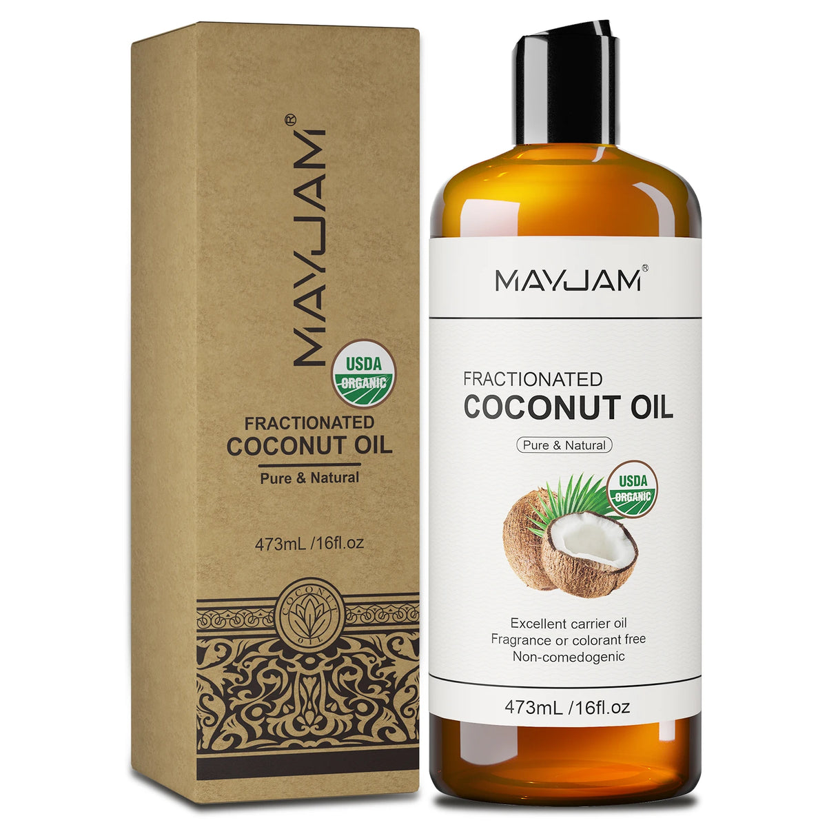 Mayjam Organic Cold Pressed Castor Oil For Hair And Skin