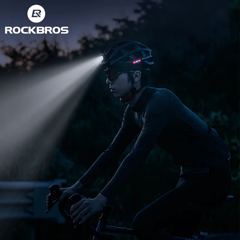 Rockbros Ultralight LED Cycling Helmet With Bright Front Light