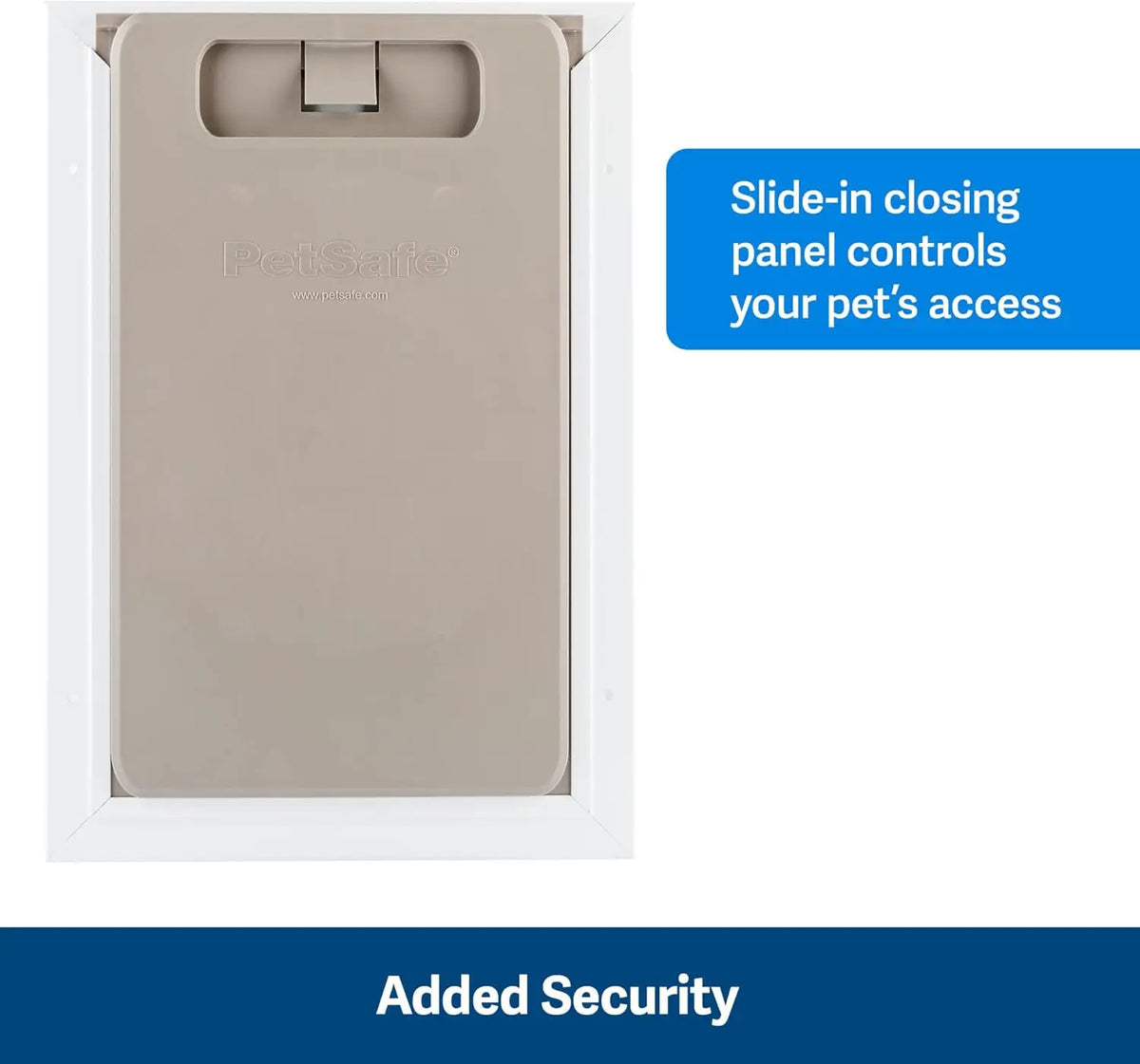 Wall Mounted Pet Door With Rust Free Telescoping Frame
