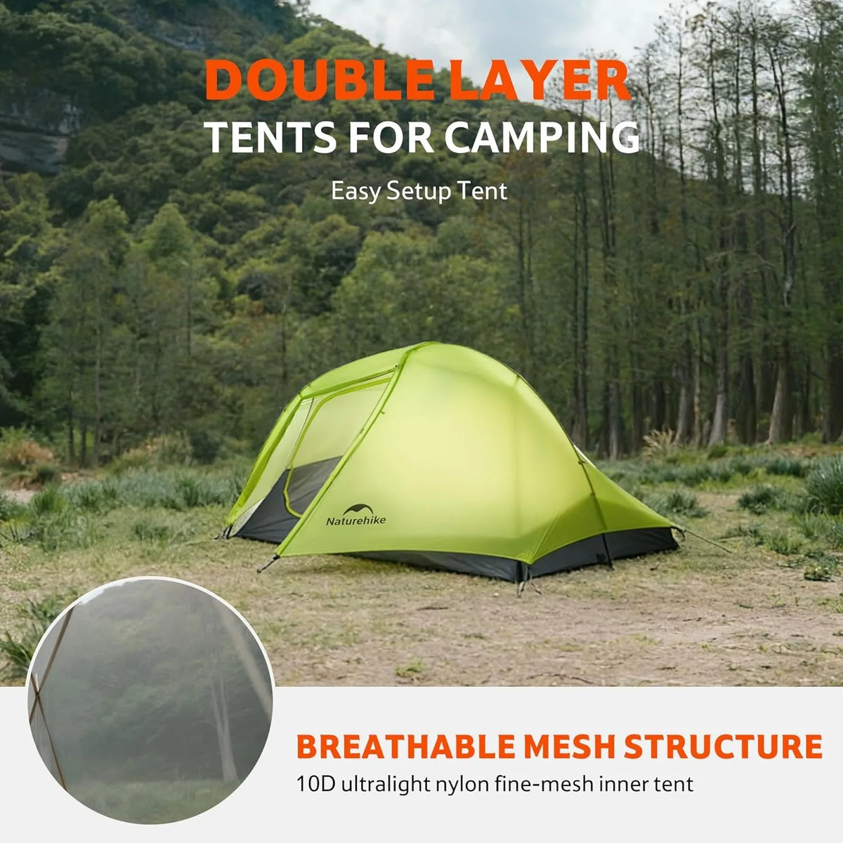Naturehike Star Trail EXT Two Person Ultralight Hiking Tent