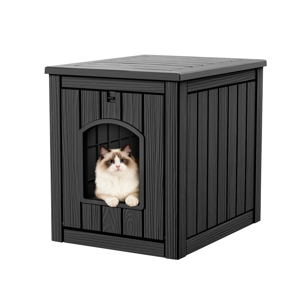 Waterproof Indoor Outdoor Pet Kennel Cat House End Table