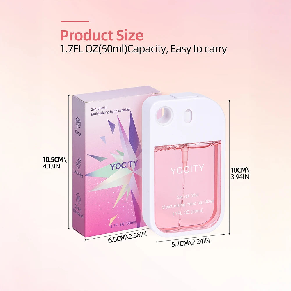 50ml Air Freshener Home Car Fragrance Spray Fresh Air Long-Lasting Fragrance Travel Bathroom Hotel Gifts Hand Sanitizer Bottles