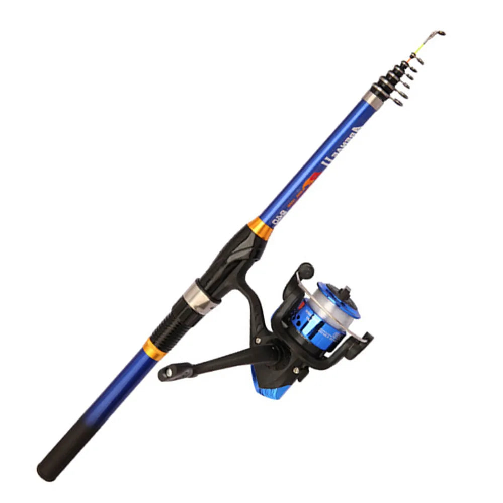 Lightweight Telescopic Fishing Rod For Outdoor And Night Casting