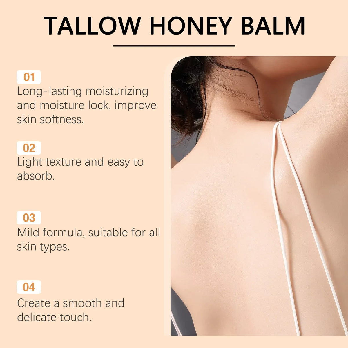 WIYUN Tallow Honey Balm Moisturizing Face And Body Cream