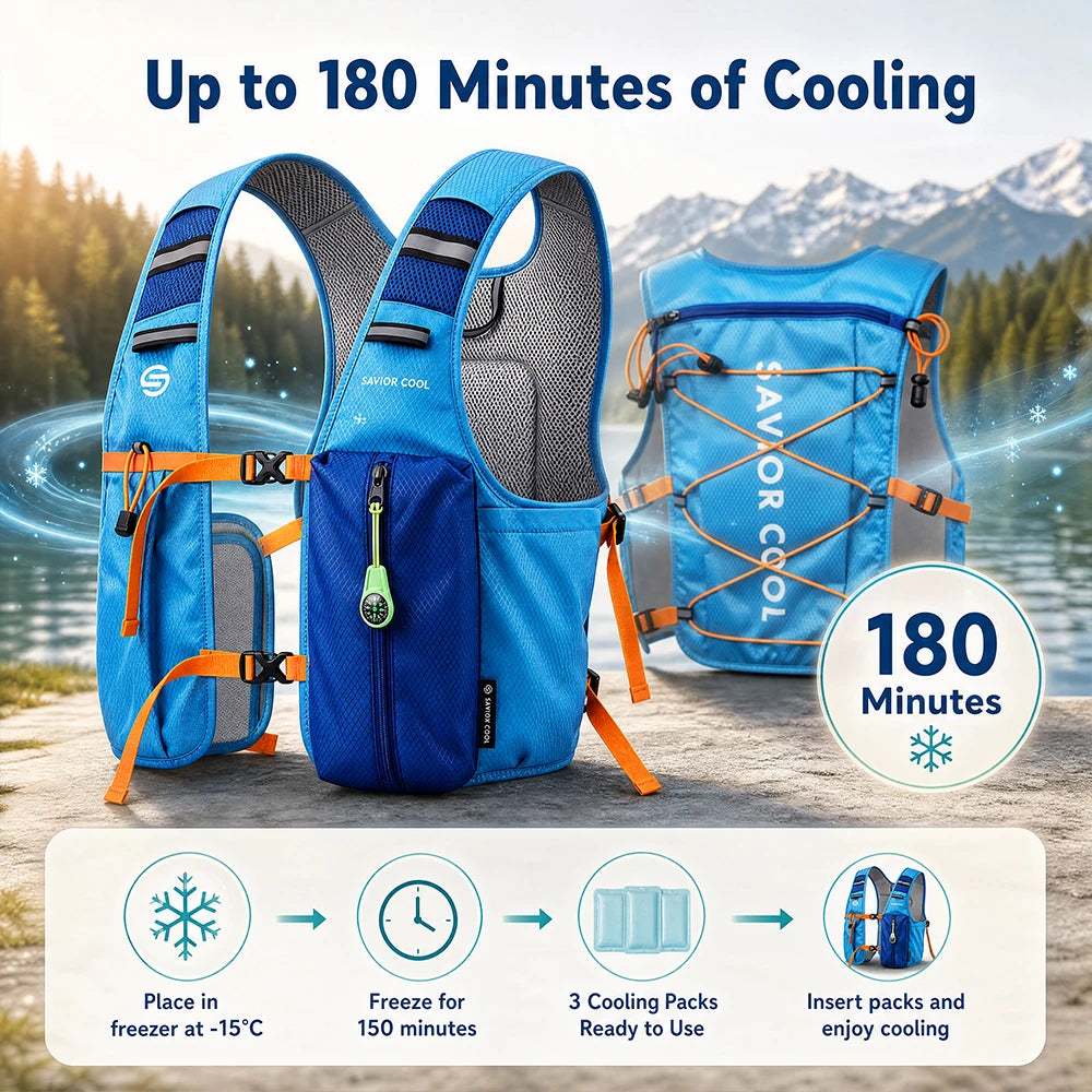 Advanced Tactical Cooling Vest With Refrigeration And Water Bladder