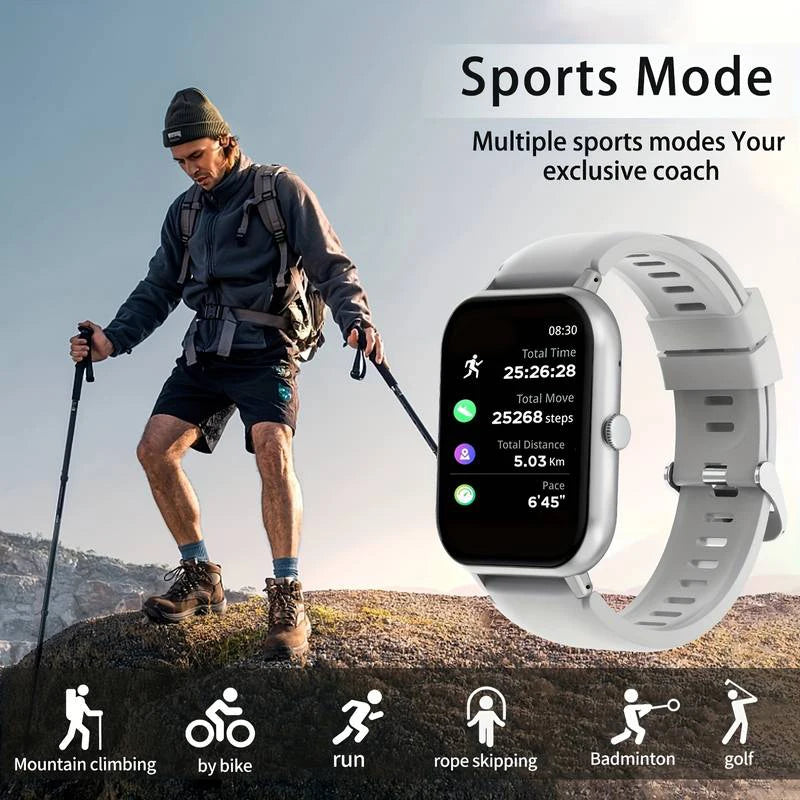 Odelettevcy Smart Watch Wireless Calling Multi Sport Fitness Tracker