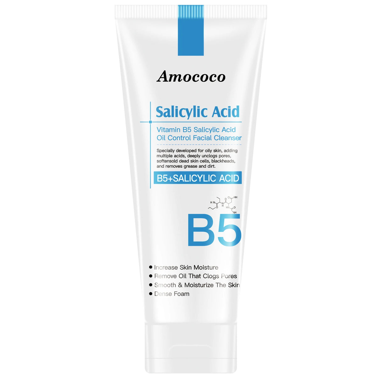 Amococo Salicylic Acid B5 Deep Pore Face Cleanser Oil Control