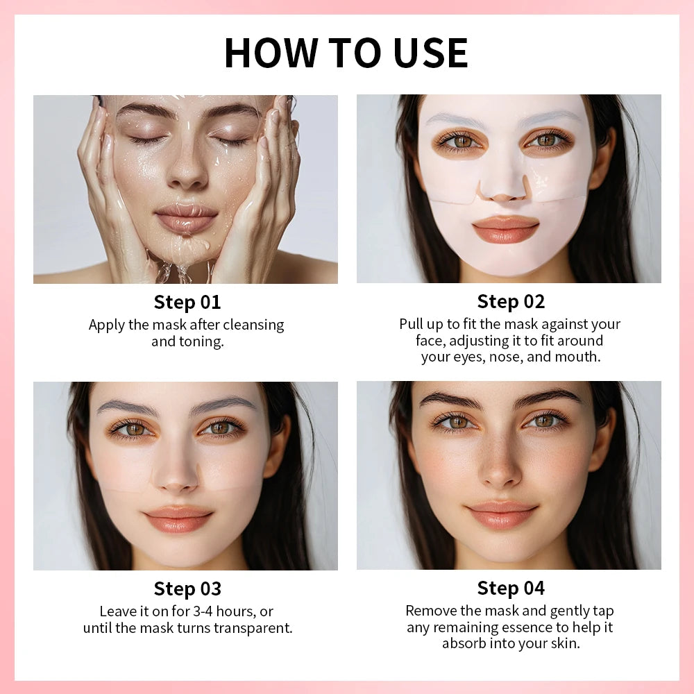 Lakerain Bio Collagen Face Mask Deep Hydrating Anti Aging