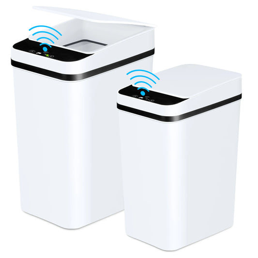 Automatic Touchless Motion Sensor Trash Can With Lid