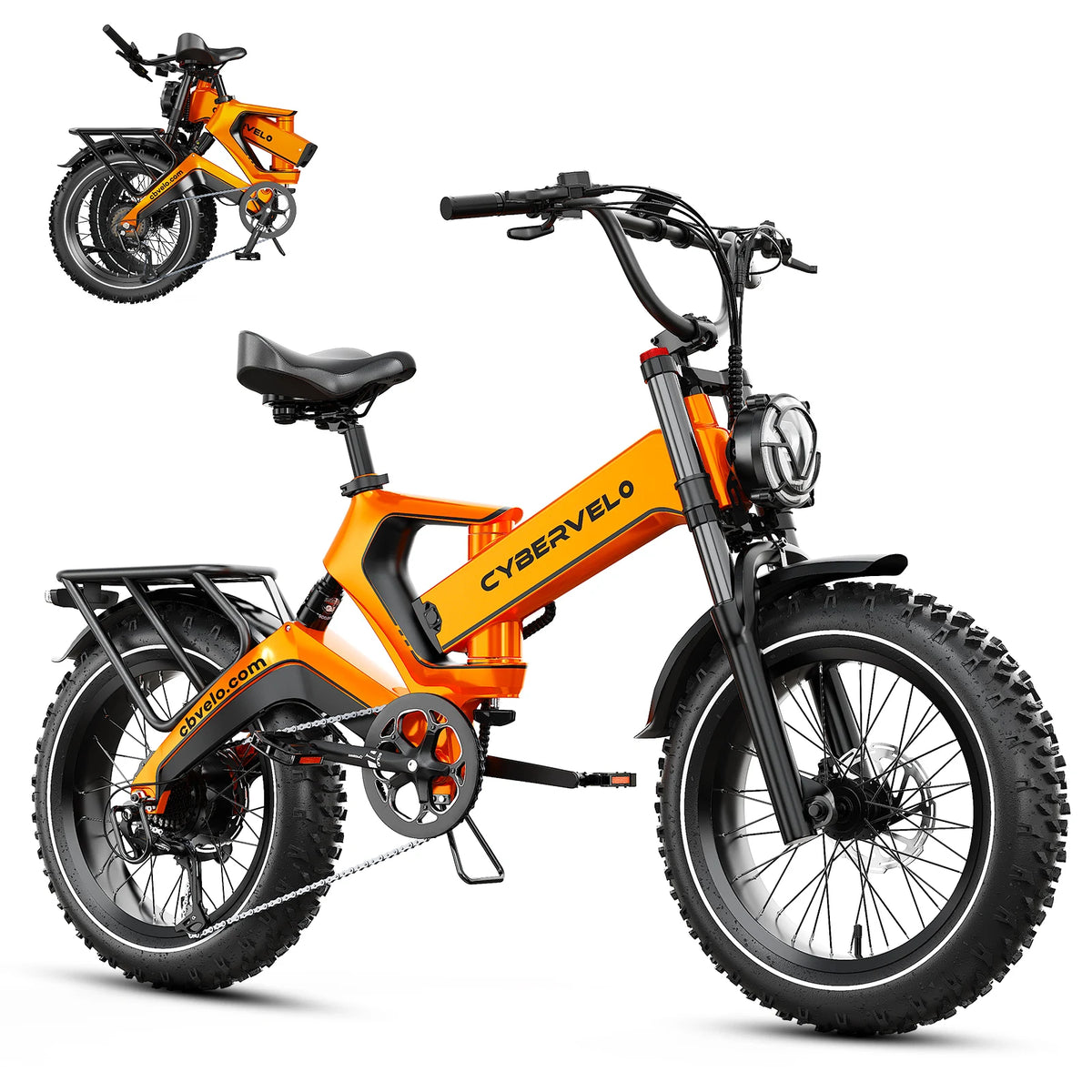 CBVELO Ek6 Fat Tire Electric Bike With 48V Lithium Battery