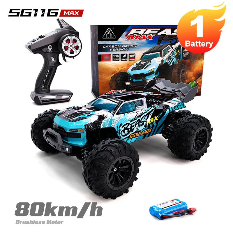ZNLYRION RC Buggy Four Wheel Drive Off Road Racing Truck