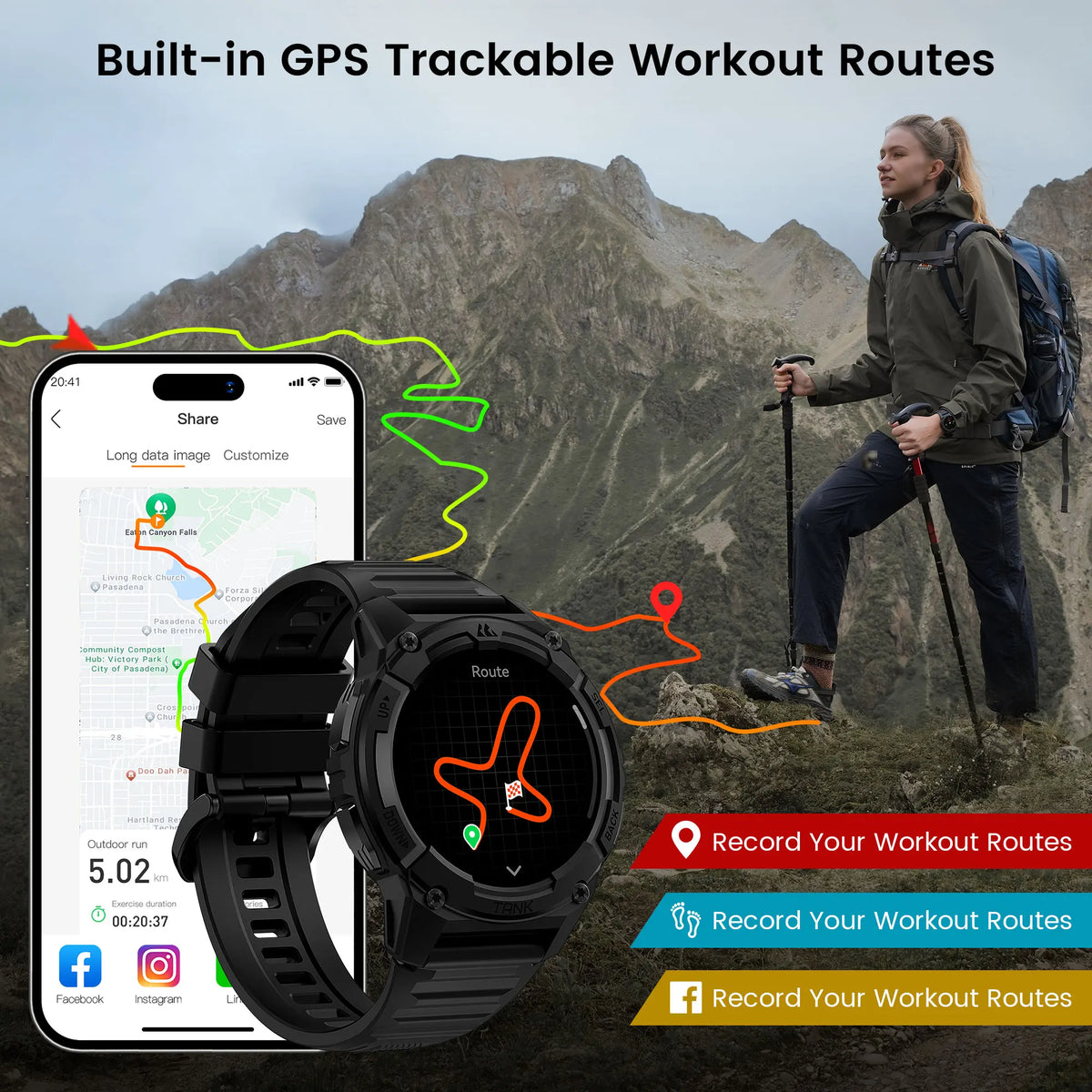 Kospet Tank S2 Gps Smartwatch With Amoled Screen And Waterproof Features