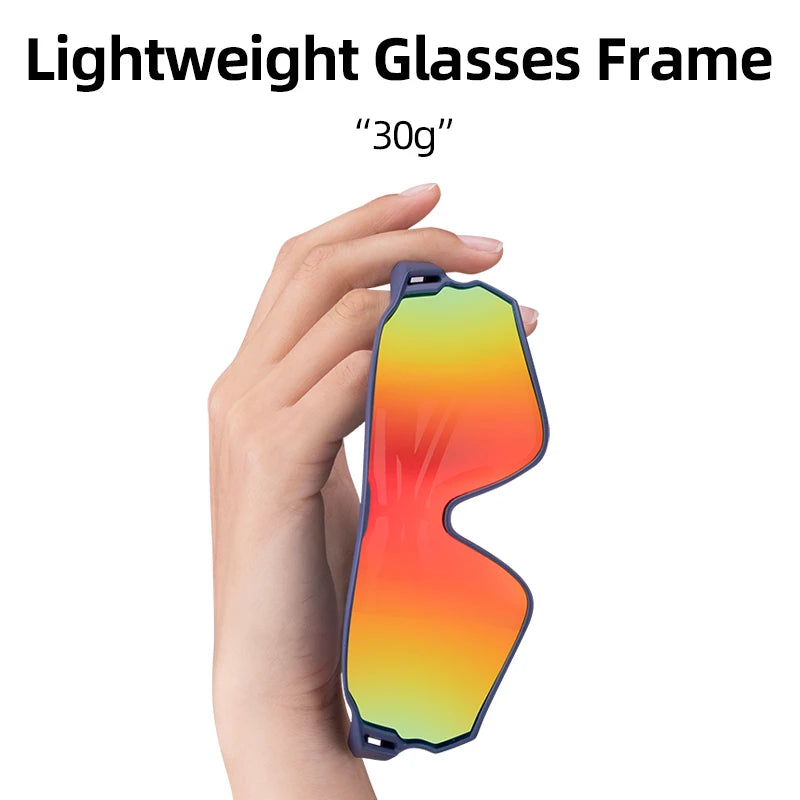 Rockbros Polarized Cycling Glasses Ultralight UV400 Sport Sunglasses