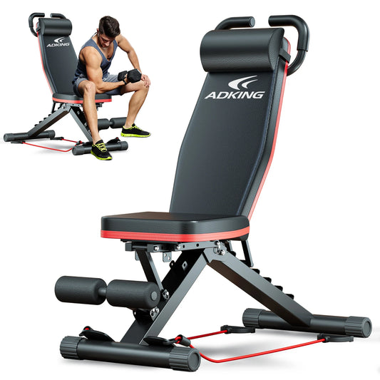 Adjustable Foldable Dumbbell Weight Bench For Full Body Workout