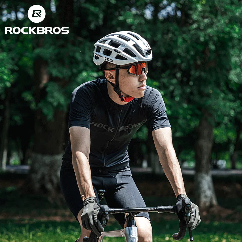 Rockbros Ultralight LED Cycling Helmet With Bright Front Light