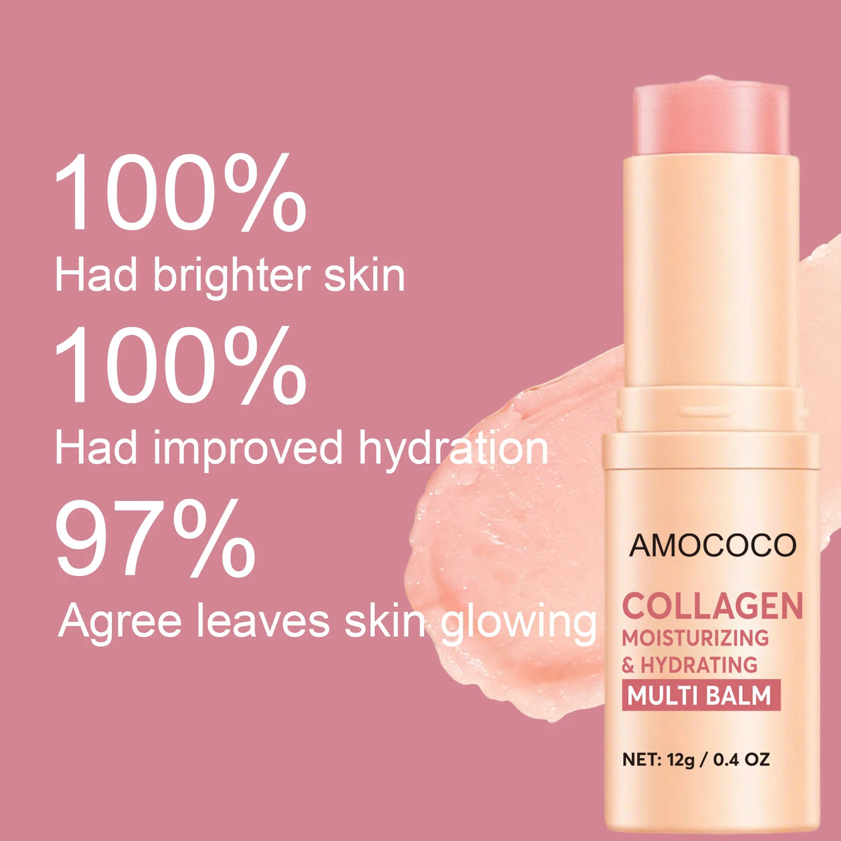 Amococo Collagen Moisturizing Balm Stick For Face And Body