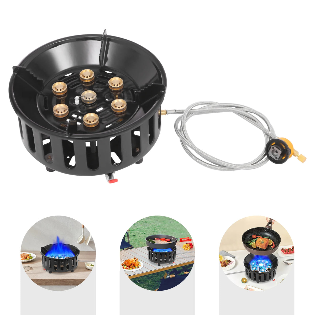 Portable Butane Propane Gas Camping Stove With Electronic Ignition