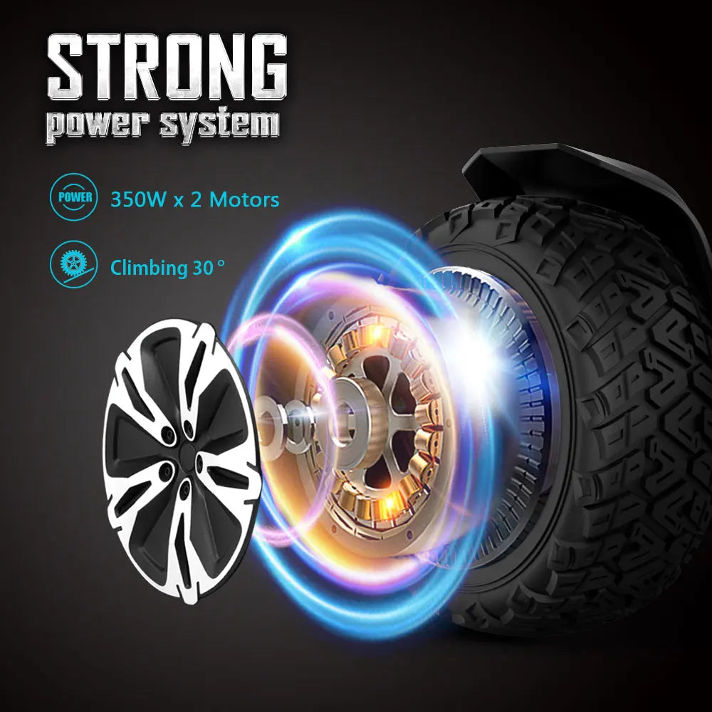 Off Road Dual Motor Self Balancing Scooter With Music Speaker