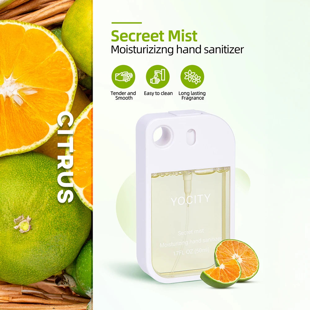 50ml Air Freshener Home Car Fragrance Spray Fresh Air Long-Lasting Fragrance Travel Bathroom Hotel Gifts Hand Sanitizer Bottles
