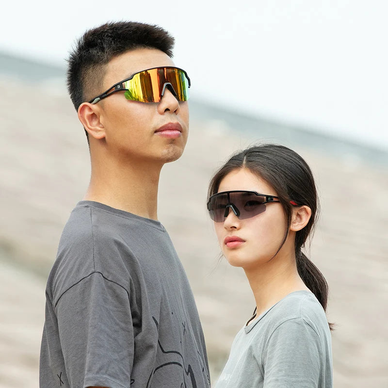 Rockbros Photochromic Cycling Glasses UV400 Sports Eyewear